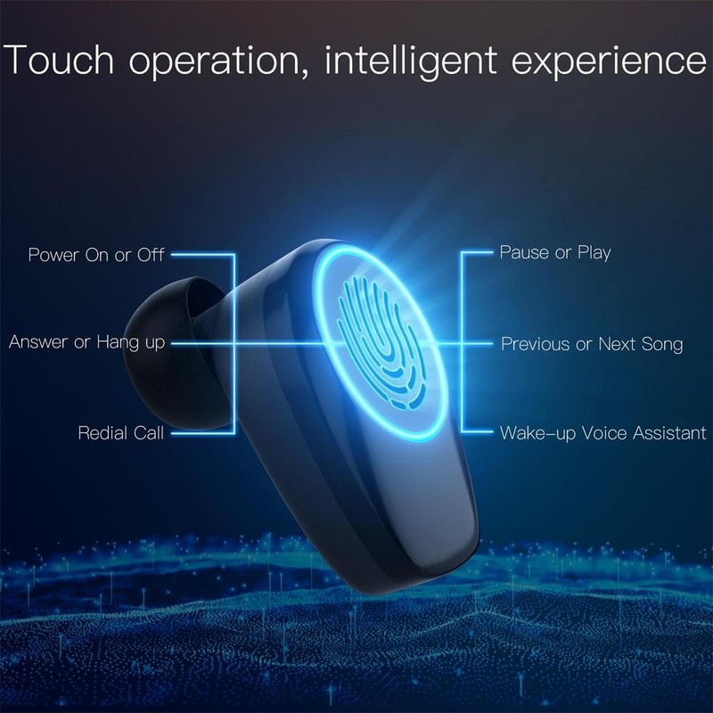 JAKCOM Waterproof TWS Wireless Earbuds With Bluetooth 50 Charging Case 3