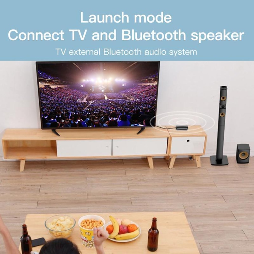 Bluetooth 54 AUX Audio Adapter With Wireless Receiver Transmitter For Car PC Headphones 3