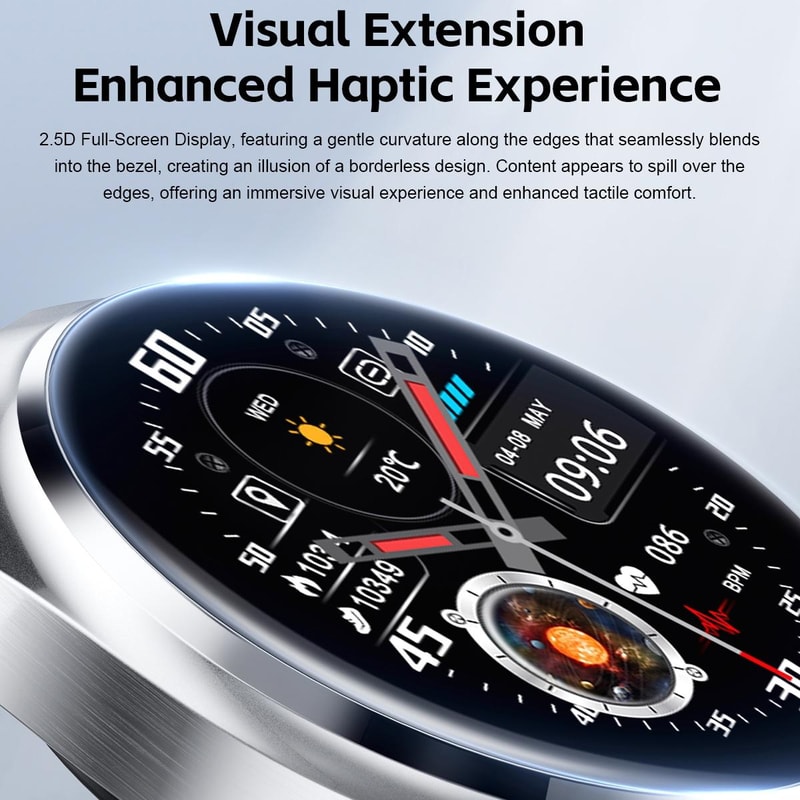 GT95 Smart Watch Earbuds With 153 IPS Display Bluetooth Calling Health Tracking 3
