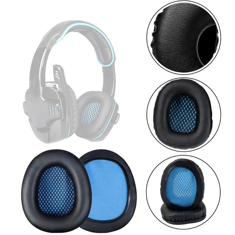 Sades Gaming Headset Replacement Ear Pads For SA 901 922 708 906i Soft Leather Cushions 1