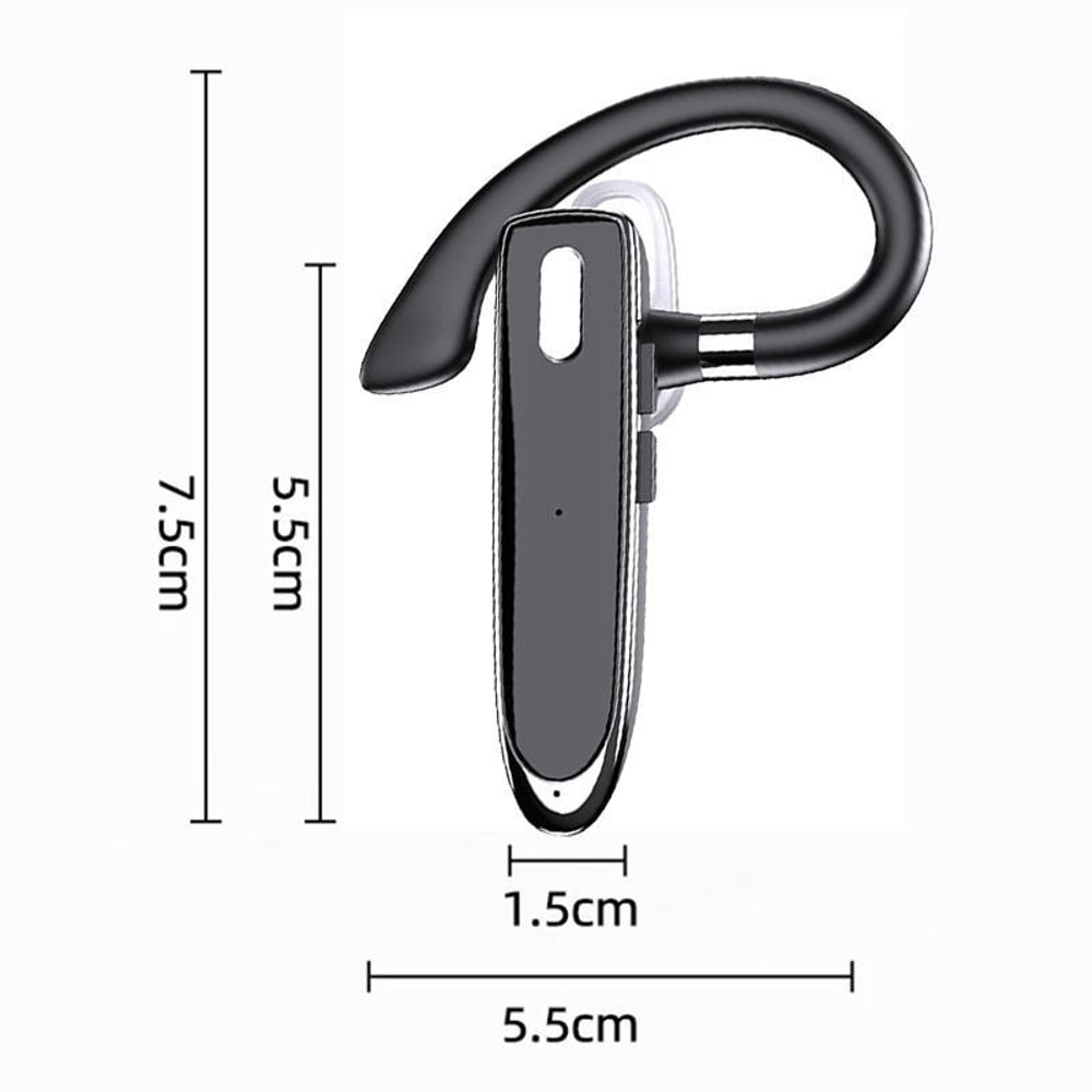 K50 Bluetooth 53 Wireless Ear Hook Headset With Mic For Driving Work Sports 2