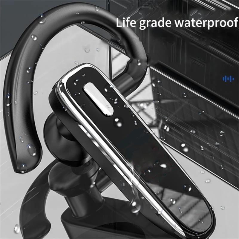 K50 Bluetooth 53 Wireless Ear Hook Headset With Mic For Driving Work Sports 5