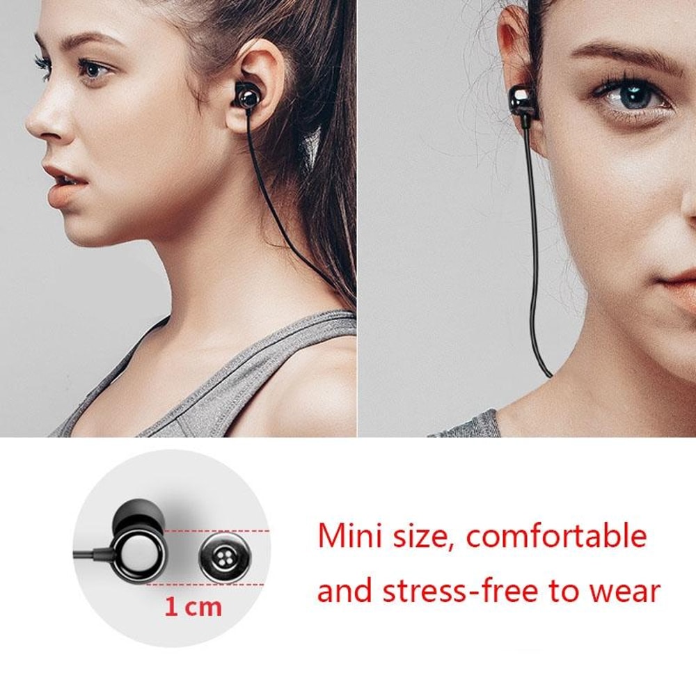 Havit I30 Mini Magnetic Bluetooth Sports Earbuds With Noise Reduction Waterproof Fit 5
