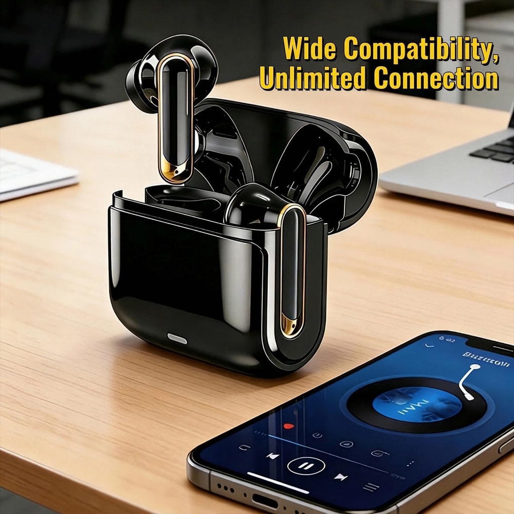 H915A Wireless Bluetooth Earbuds With HiFi Stereo Sound Touch Control 5