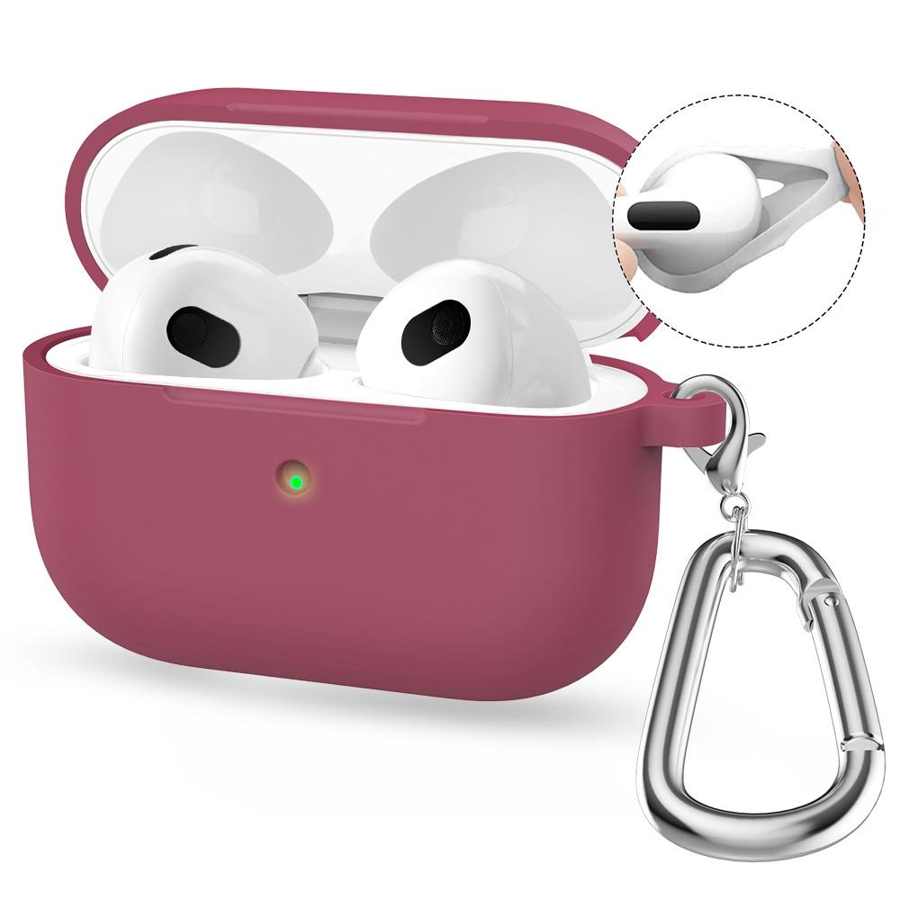 ENKAY Hat Prince AirPods 4 Silicone Case With Carabiner And Anti Lost Earbud Strap 6