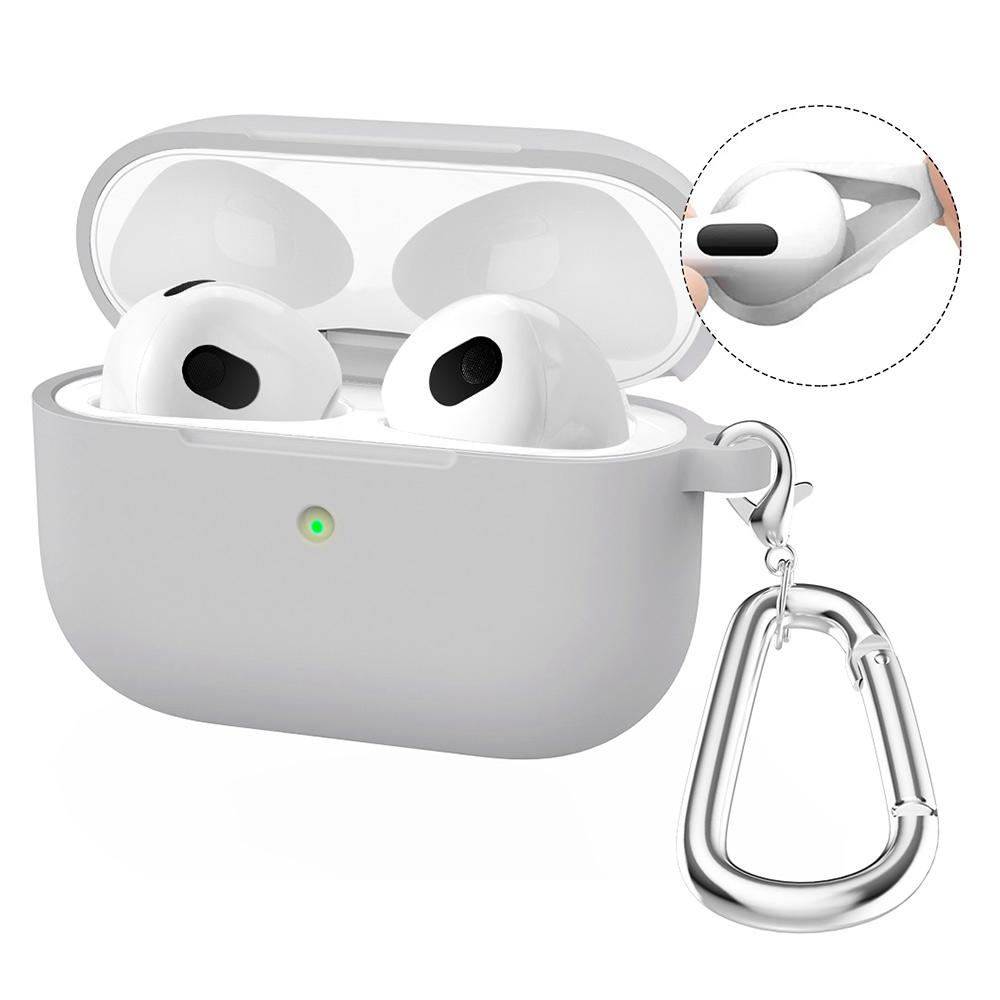 ENKAY Hat Prince AirPods 4 Silicone Case With Carabiner And Anti Lost Earbud Strap 7