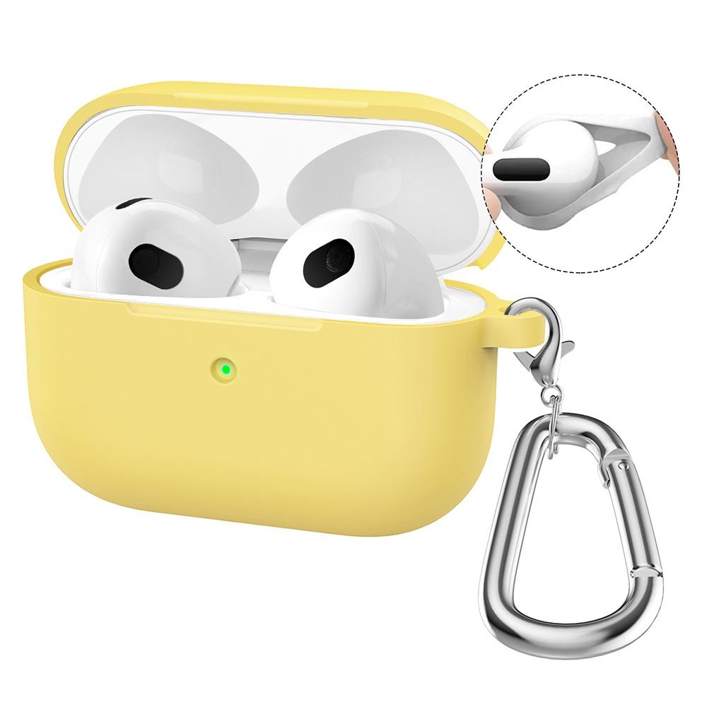 ENKAY Hat Prince AirPods 4 Silicone Case With Carabiner And Anti Lost Earbud Strap 19
