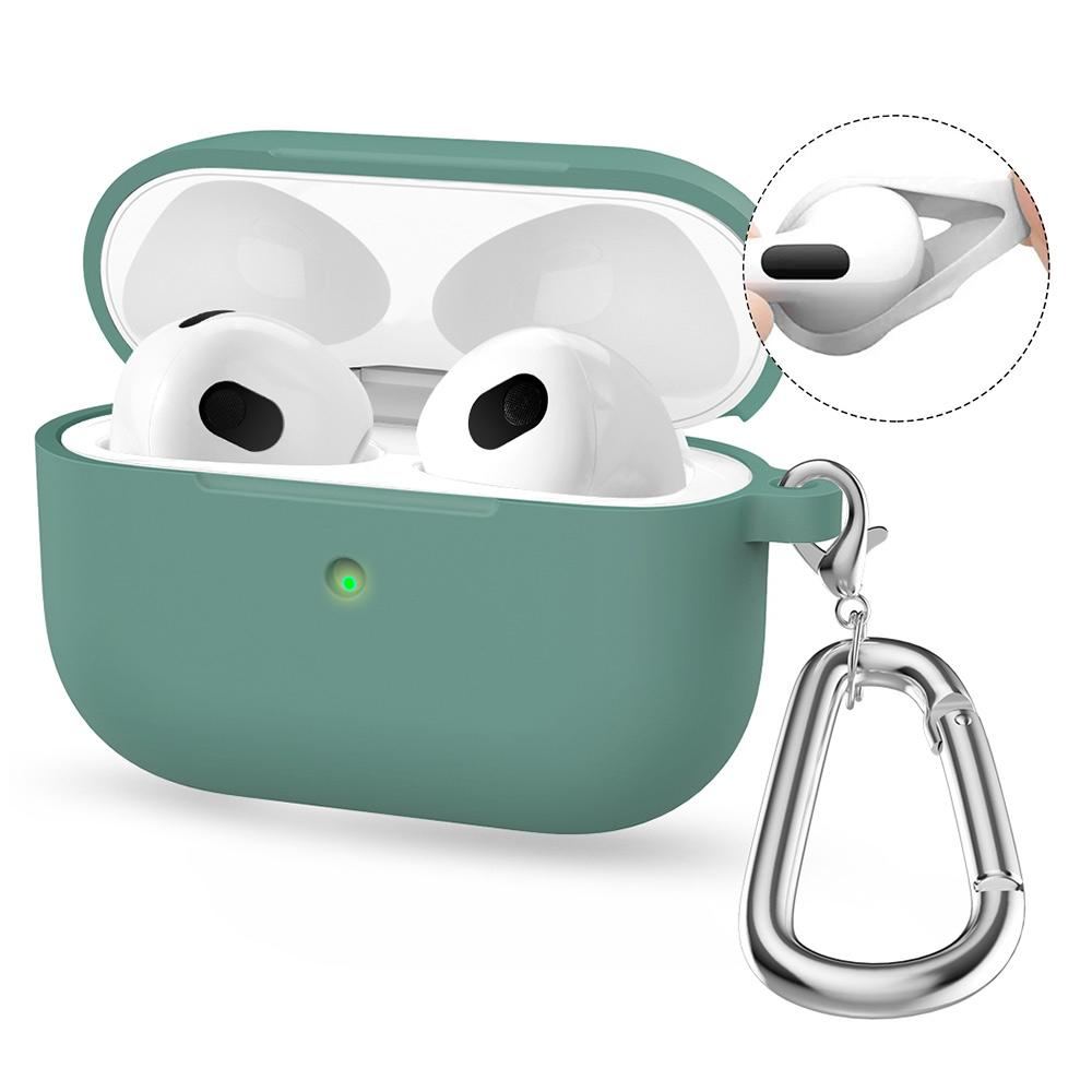 ENKAY Hat Prince AirPods 4 Silicone Case With Carabiner And Anti Lost Earbud Strap 20
