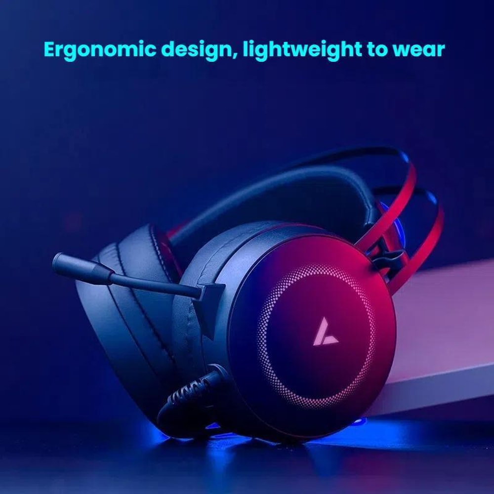 Rapoo VH160 RGB Gaming Headset With Virtual 71 Surround Sound Noise Cancelling Mic 2