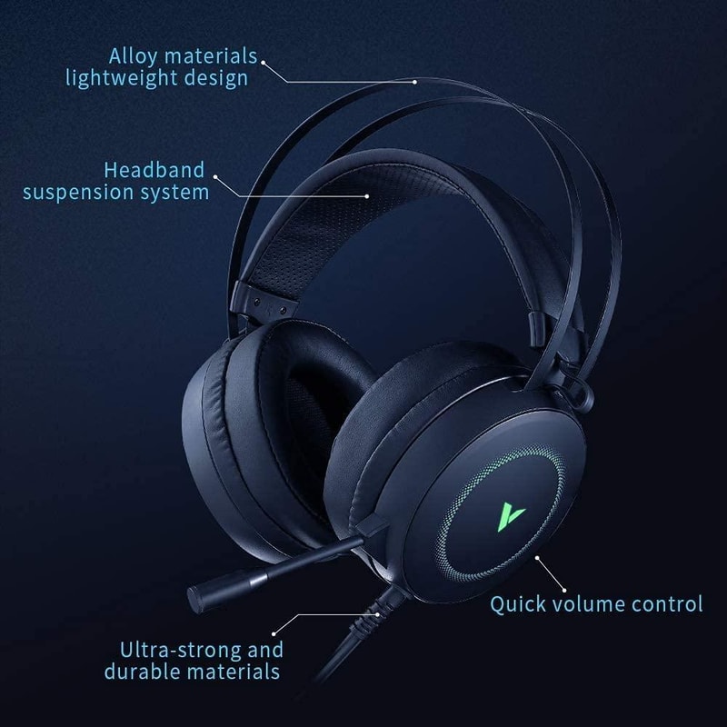 Rapoo VH160 RGB Gaming Headset With Virtual 71 Surround Sound Noise Cancelling Mic 3