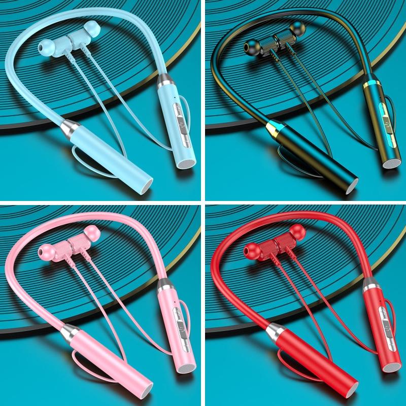FlexBeat Bluetooth 52 Neckband Sports Headphones With Deep Bass Long Battery Life 1