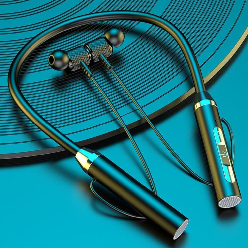 FlexBeat Bluetooth 52 Neckband Sports Headphones With Deep Bass Long Battery Life 3