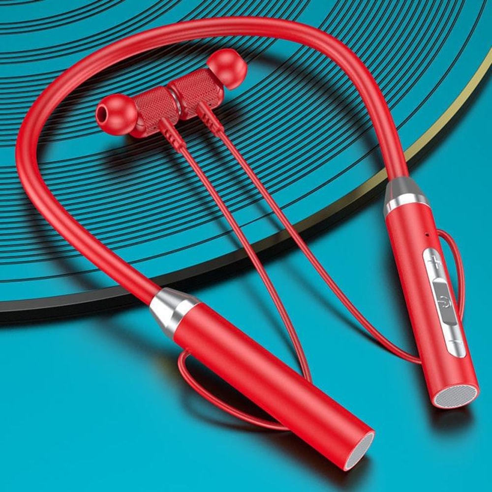 FlexBeat Bluetooth 52 Neckband Sports Headphones With Deep Bass Long Battery Life 9