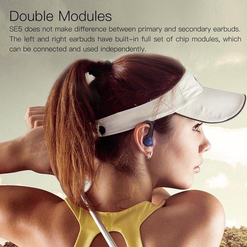 JAKCOM SE5 Wireless Sport Earbuds With Noise Reduction IPX4 Waterproof Charging Case 5