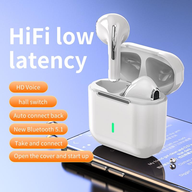 JHXSJ Air S4 Bluetooth Earbuds With Charging Case HiFi Stereo Wireless Earbuds Bluetooth 51 5