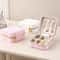 Velvet Travel Jewelry Organizer Case Compact Jewelry Organizer For Rings Earrings Necklaces 2