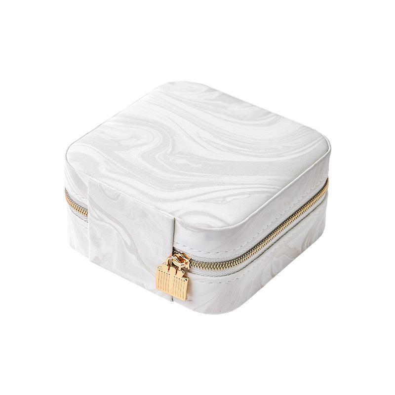 Velvet Travel Jewelry Organizer Case Compact Jewelry Organizer For Rings Earrings Necklaces 8