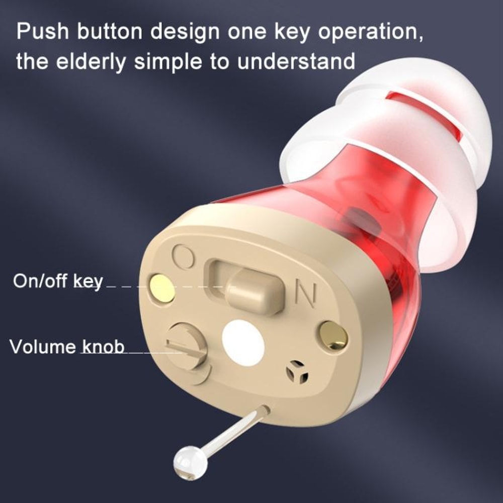 ClearTone Pro Rechargeable Digital Hearing Aid With Noise Reduction LED Charging Case 5
