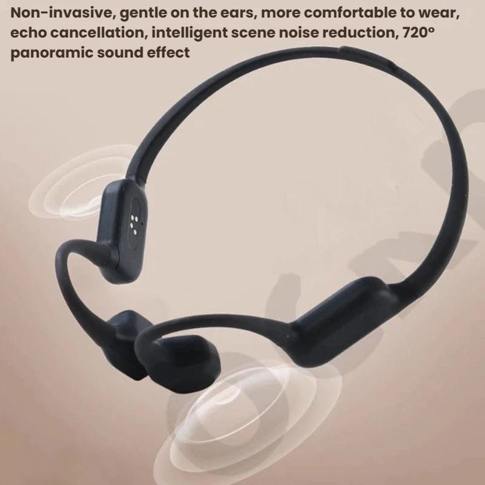 Bone Conduction Bluetooth Hearing Aid With Noise Cancellation HD Voice Clarity 8