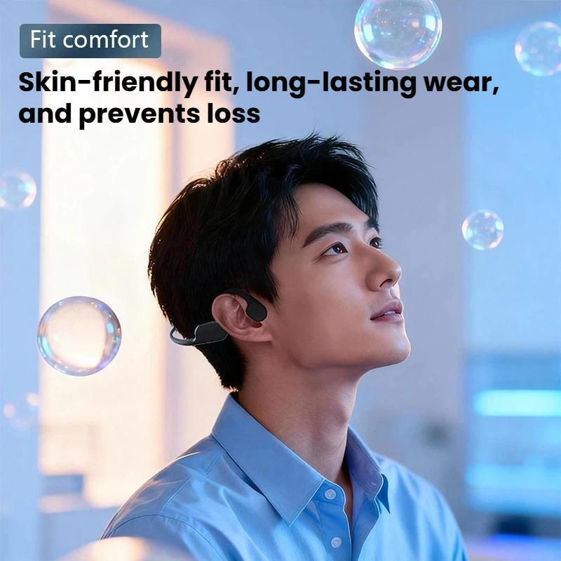 Bone Conduction Bluetooth Hearing Aid With Noise Cancellation HD Voice Clarity 5