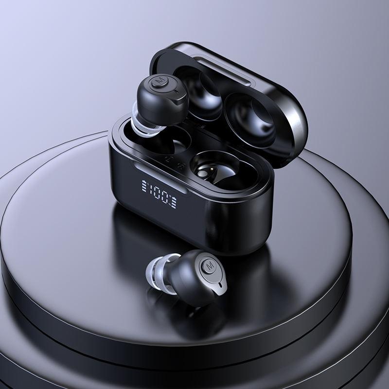 Bluetooth Digital Hearing Aids with LCD Display & Noise Reduction Charging Case