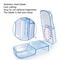 2 Pack Pill Cutter With Storage Case Portable Tablet Splitter For Vitamins Medication 7