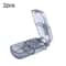 2 Pack Pill Cutter With Storage Case Portable Tablet Splitter For Vitamins Medication 3