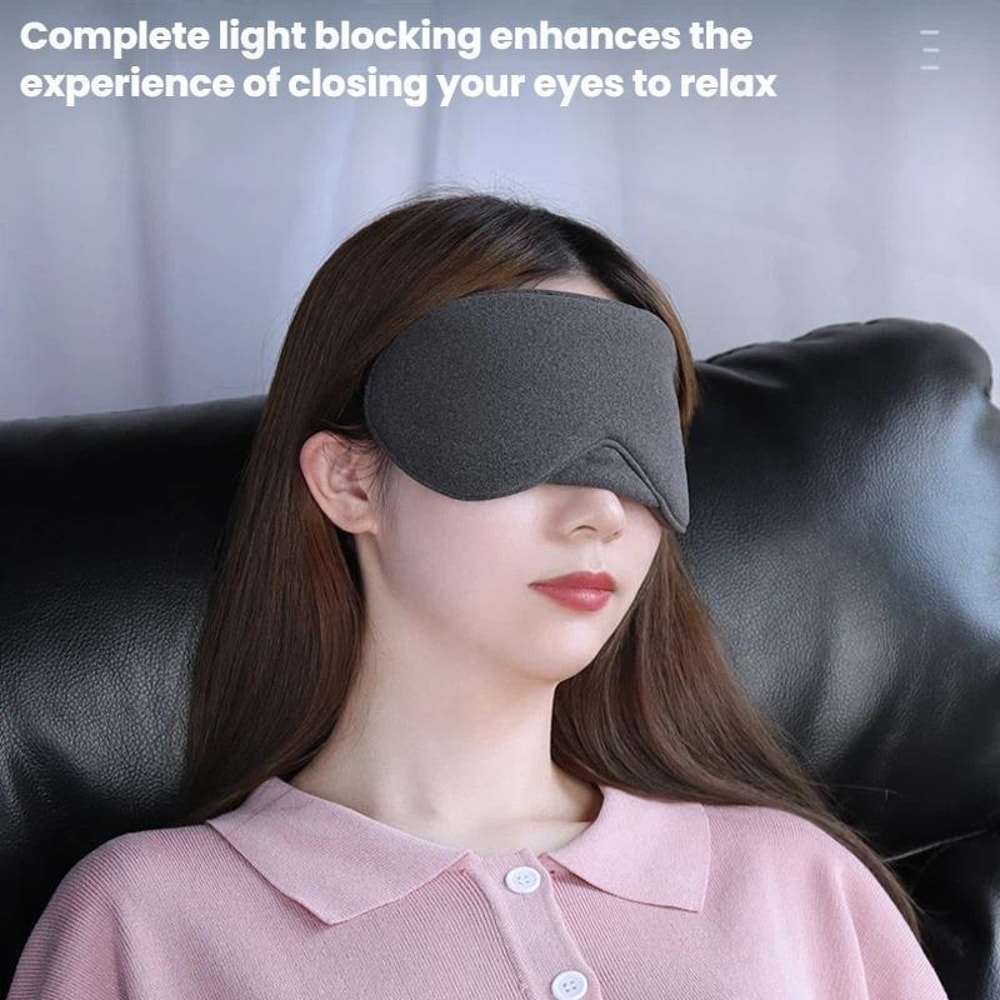 TRAELSKY Blackout Travel Sleep Mask For Airplane Nap Nighttime Comfort 1