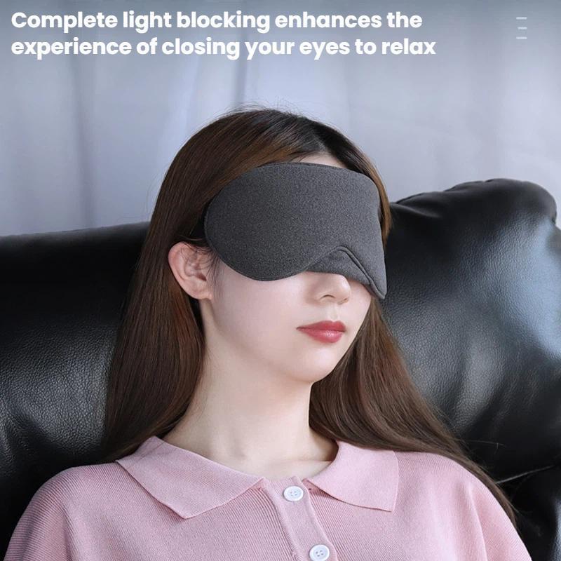 TRAELSKY Blackout Travel Sleep Mask For Airplane Nap Nighttime Comfort 1