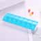 Weekly Travel Pill Organizer Case With 7 Compartments Portable Pill Box For Daily Medication 8