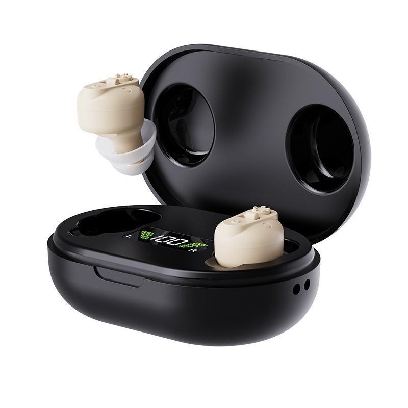 Rechargeable Invisible Hearing Aid With Noise Reduction Digital Charging Display 10