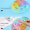 Rainbow Weekly Pill Organizer Portable 7 Day Pill Box With Individual Compartments 1