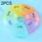 Rainbow Weekly Pill Organizer Portable 7 Day Pill Box With Individual Compartments 3
