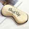 Funny Embroidered Silk Satin Sleep Mask Adjustable Sleep Eye Mask For Travel Deep Rest 8