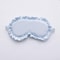 Silky Ruffle Faux Silk Sleep Mask For Women Light Blocking Soft Breathable Eye Cover 12