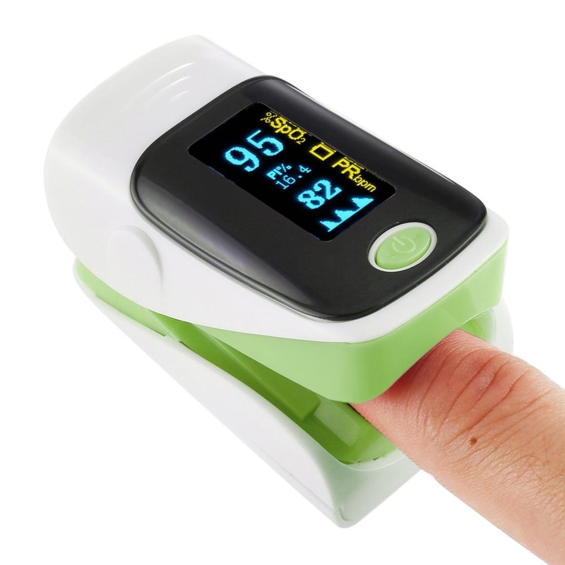 AB 80 Fingertip Pulse Oximeter With OLED Display Blood Oxygen Monitor 13