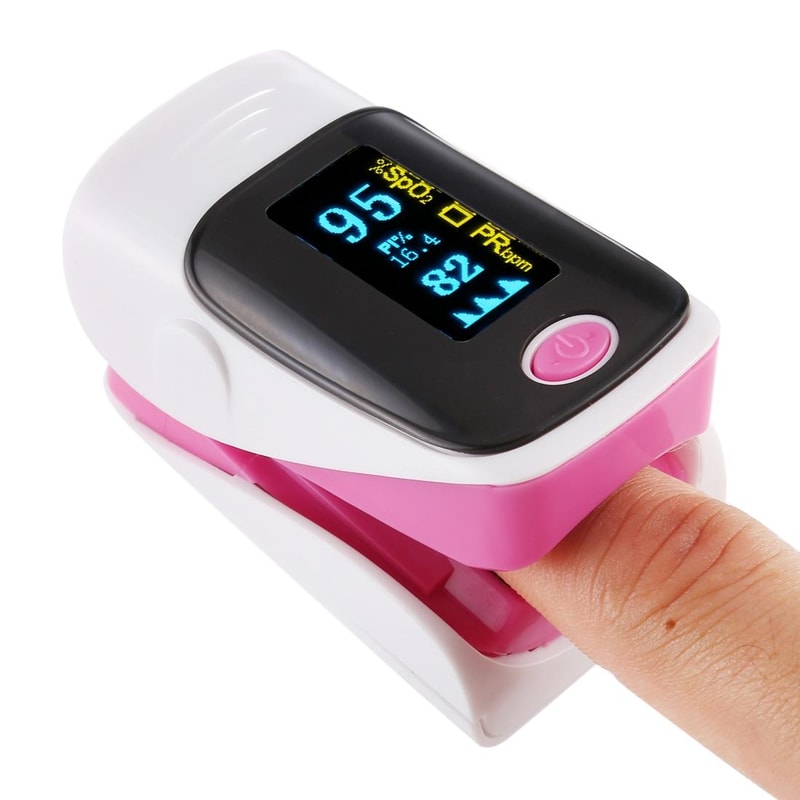 AB 80 Fingertip Pulse Oximeter With OLED Display Blood Oxygen Monitor 5