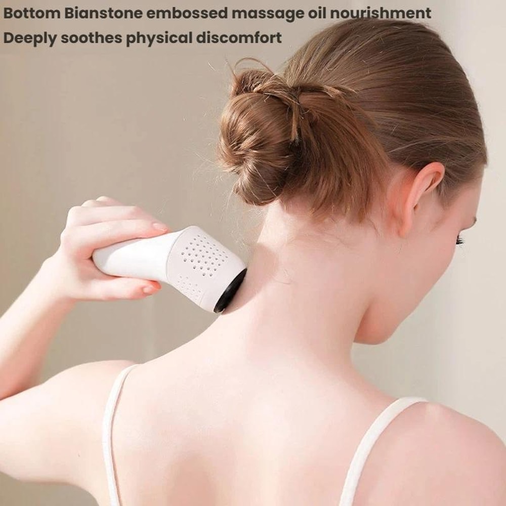 Smart Jade Moxibustion Device With Heat Therapy Vibration Massage For Full Body Relief 8