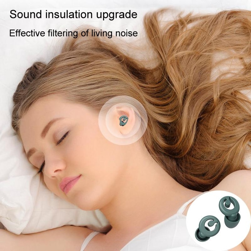 QuietSeal Silicone Sleep Earplugs For Noise Reduction And Swimming Protection 7