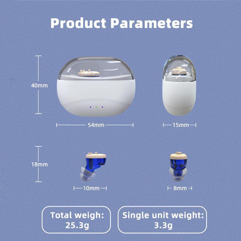 ClearTone Pro Invisible Hearing Aid With Smart Noise Reduction Magnetic Charging Case 7