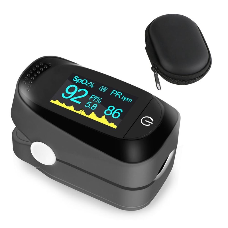 A2 Fingertip Pulse Oximeter With OLED Display And Heart Rate Monitor 1