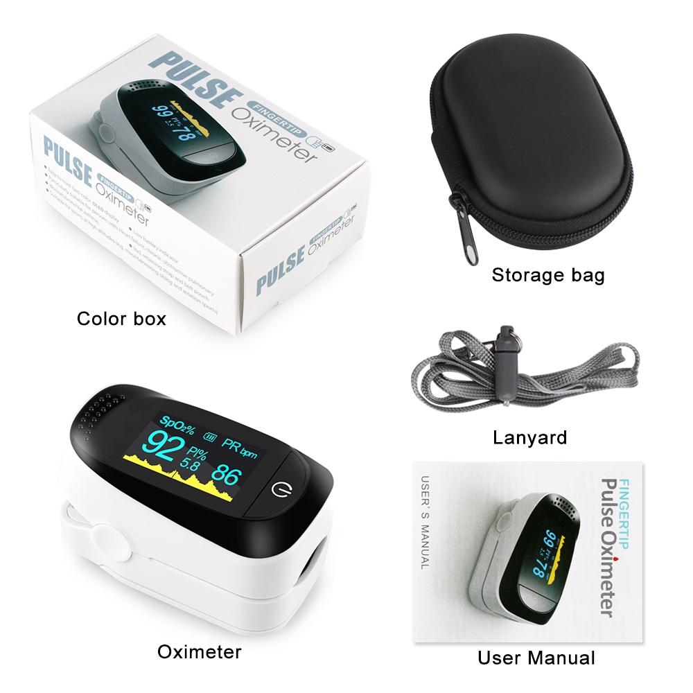 A2 Fingertip Pulse Oximeter With OLED Display And Heart Rate Monitor 4