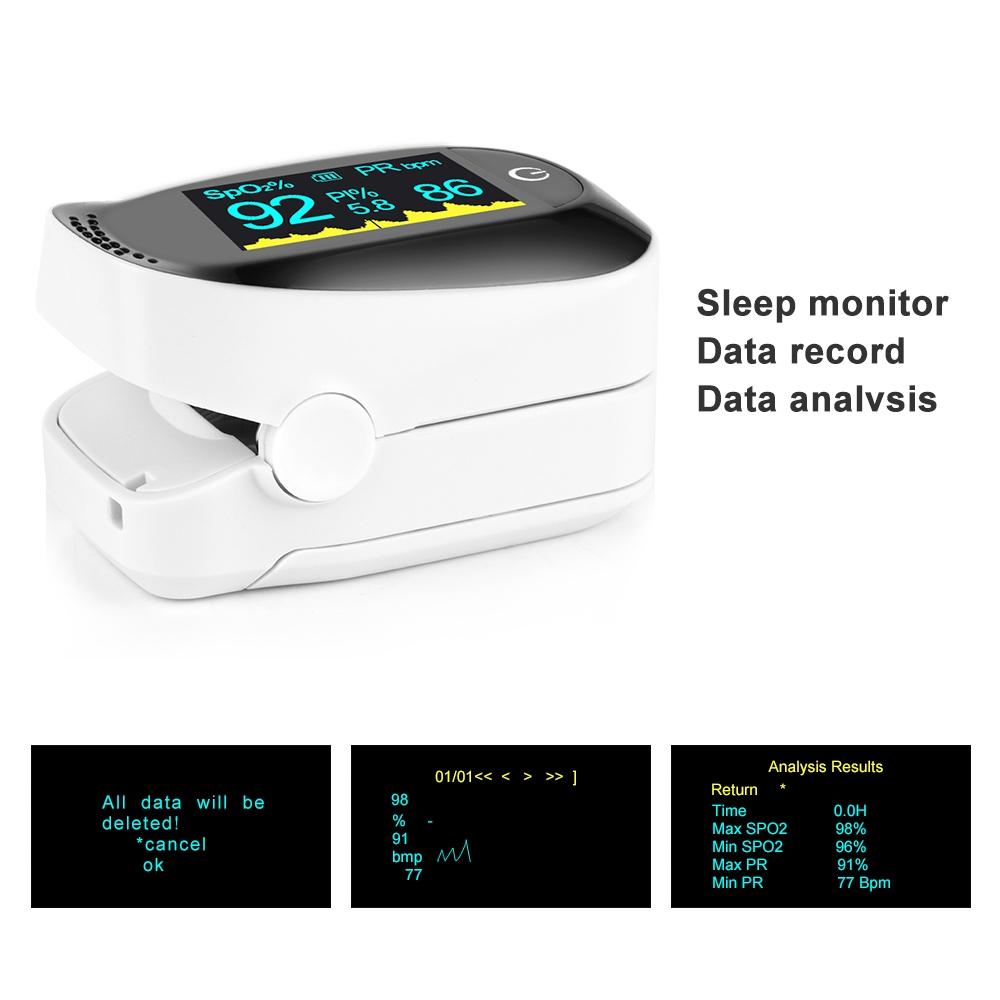 A2 Fingertip Pulse Oximeter With OLED Display And Heart Rate Monitor 6