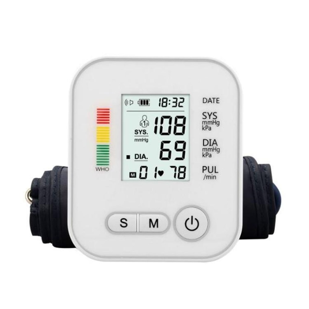 Smart Arm Blood Pressure Monitor With LCD Display Automatic Pulse Tracking 1