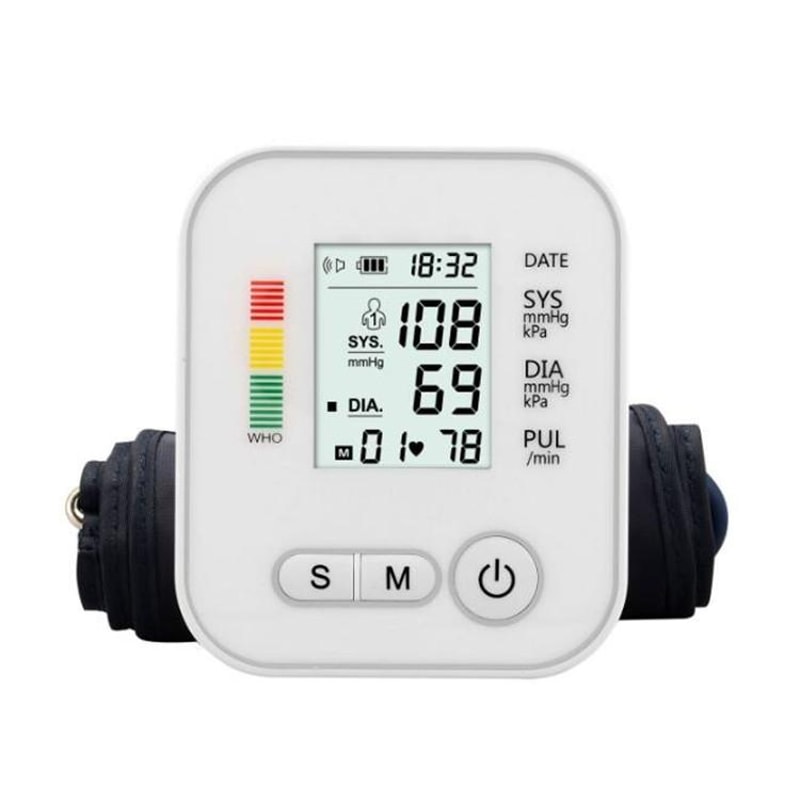 Smart Arm Blood Pressure Monitor With LCD Display Automatic Pulse Tracking 1