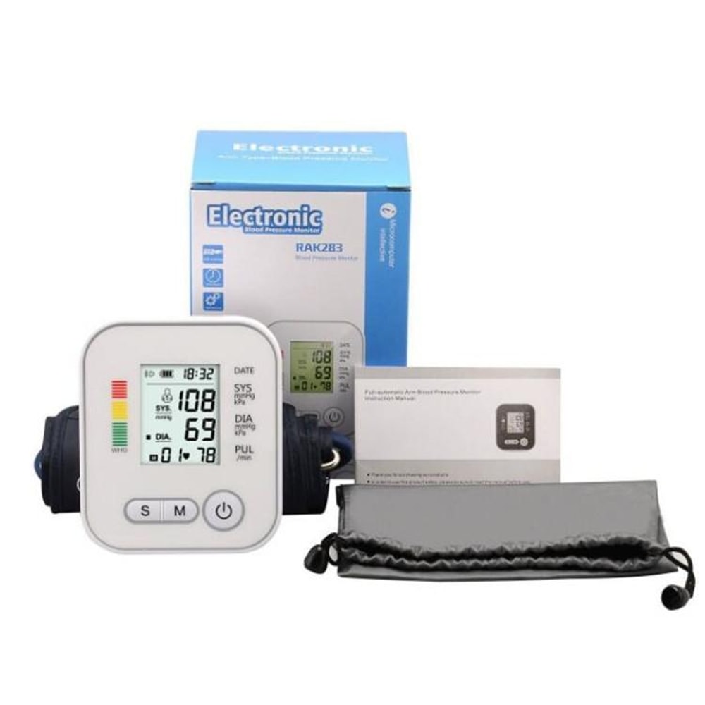 Smart Arm Blood Pressure Monitor With LCD Display Automatic Pulse Tracking 4