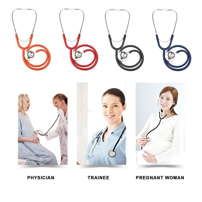 Professional Cardiology Stethoscope With Dual Head Chestpiece For Doctors Nurses 4