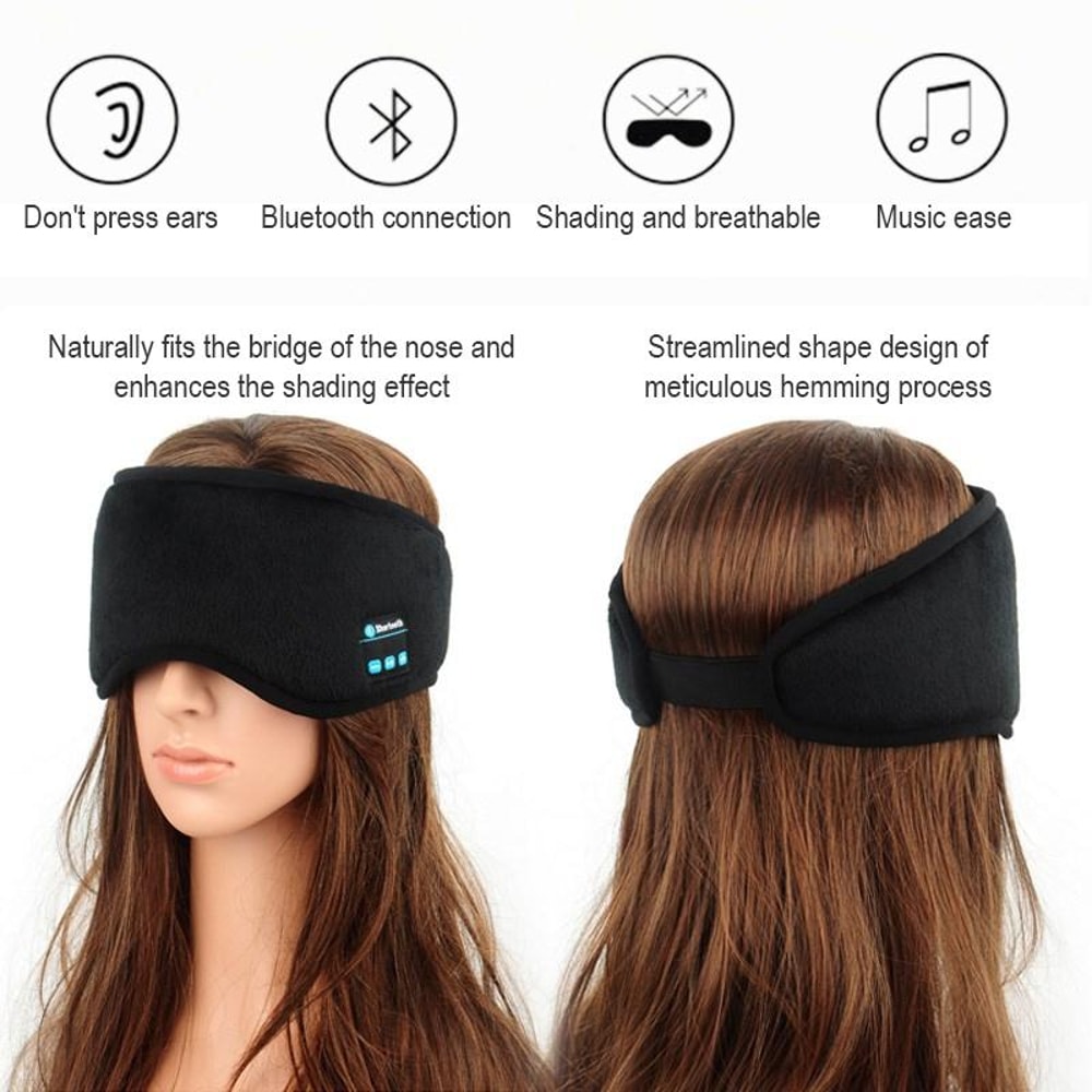 DreamSound Bluetooth Sleep Mask Headphones For Deep Sleep Travel Relaxation 3