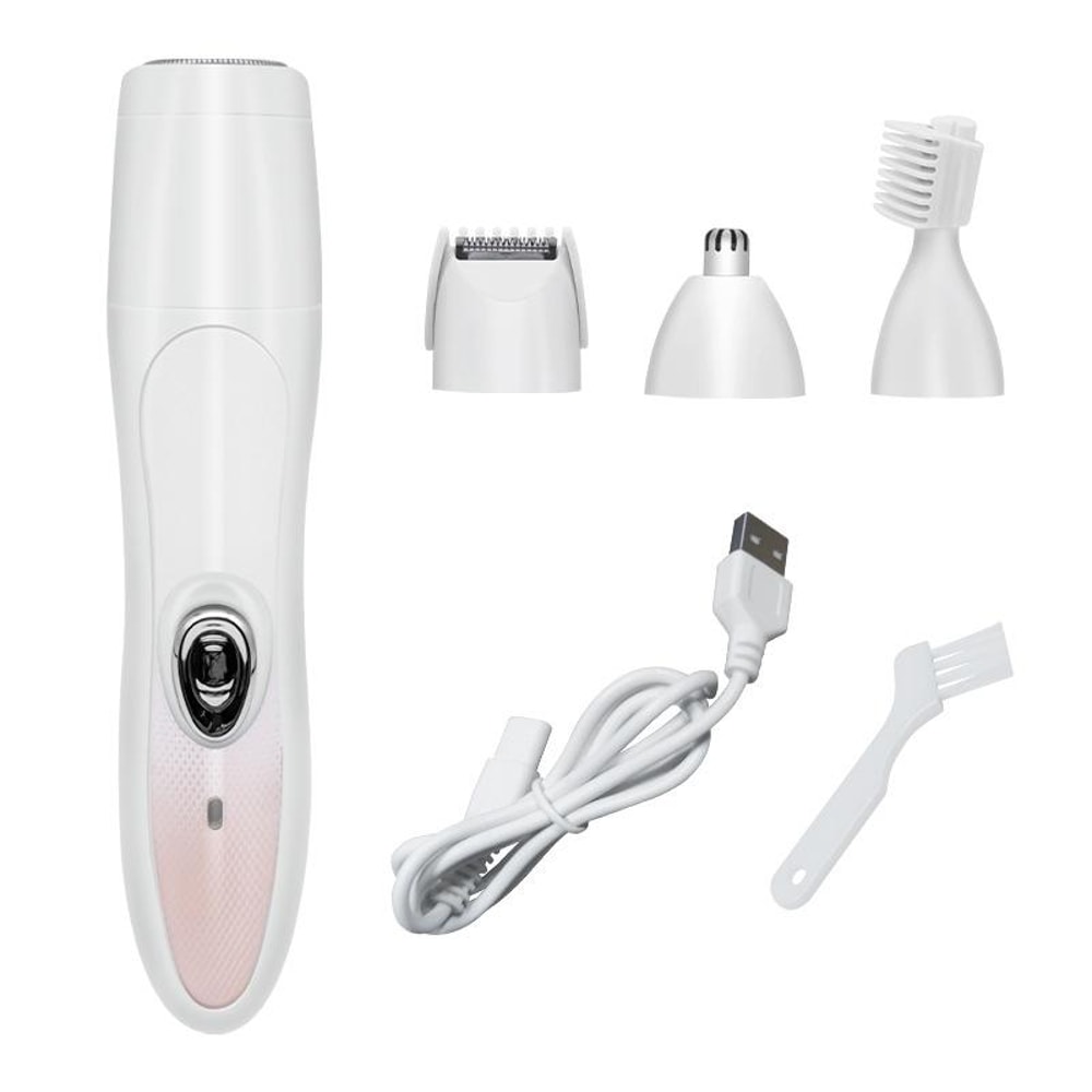 4 In 1 Waterproof Womens Epilator Electric Shaver With Precision Trimmer And USB Charging 7