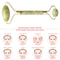 Cooling Double Jade Facial Roller Massager For Face Depuffing And Skin Care 2